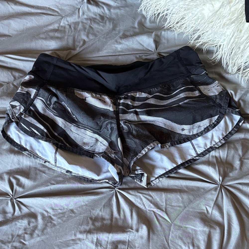 Stylish Black and Gray Women's althletic Shorts